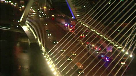 Fuel Spill Shuts Down Lanes On Zakim Bridge