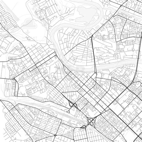 Vector PDF Map Of Tyumen Russia HEBSTREITS Sketches