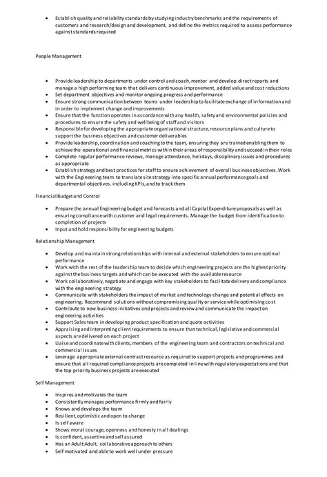 Hod Job Description Pdf