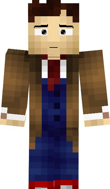 10th Doctor 3d Glasses Minecraft Skin