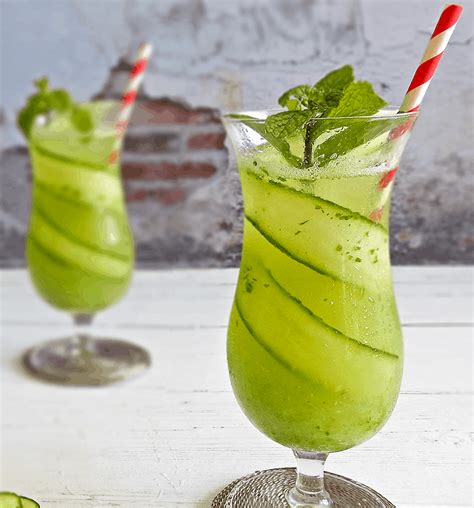 Cucumber & Mint Cooler Mocktail - Feed Your Sole