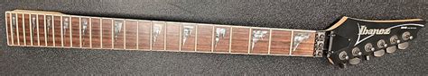 2007 Ibanez Rg5ex1 Guitar Neck Rosewood Shark Inlays Reverb