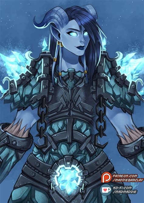 Artstation Commission 53 2020 Madison Barclay Draenei Shaman