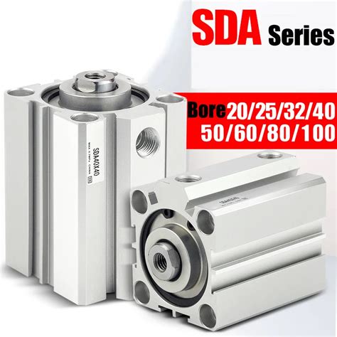 Air Cylinder Sda Series Pneumatic Compact Airtac Type