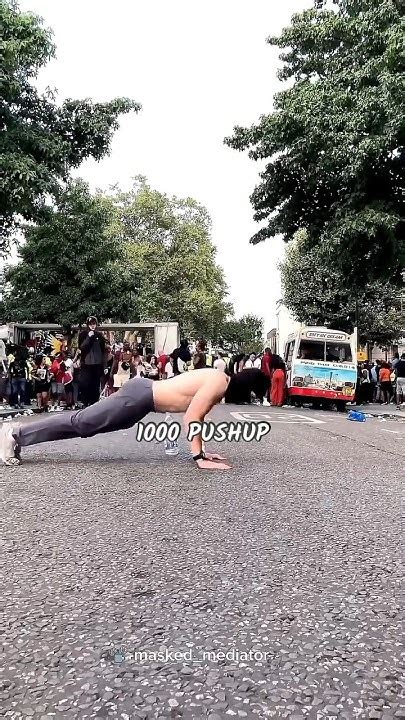 1000 Pushup Challenge Inpublic Shorts Youtube