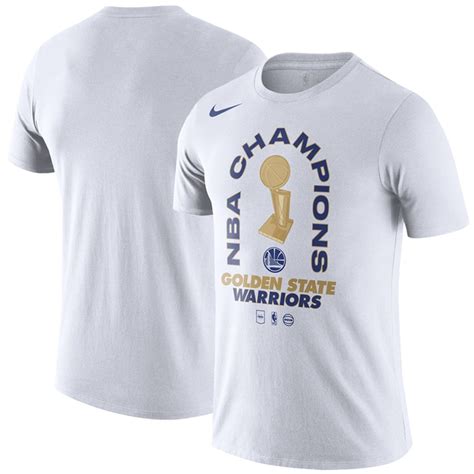 Nike Golden State Warriors White 2018 Nba Finals Champions Parade T Shirt