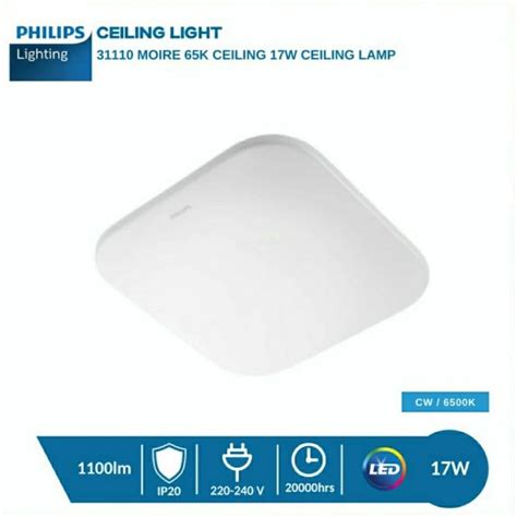 Jual Philips Ceiling Light Moire Lampu Plavon Led W Shopee