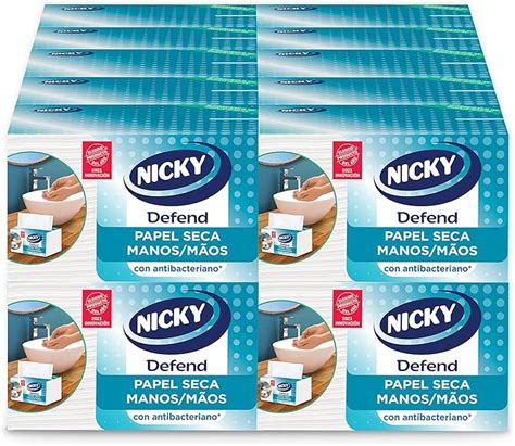 Nicky Defend Carta A 2 Strati Con Lozione Antibatterica 100 Pura