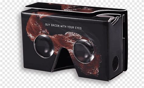 Goggles Google Cardboard Virtual Reality Glasses Lens Flattened