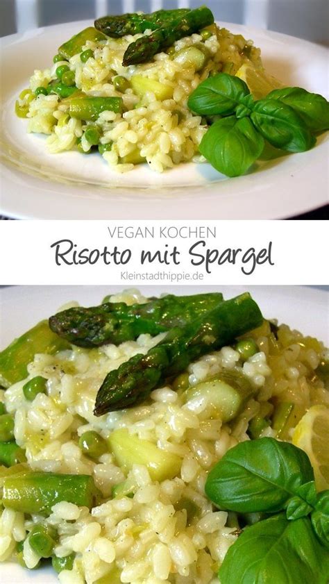 Risotto Mit Gr Nem Spargel Jungen Erbsen Rezept F R Spargelrisotto