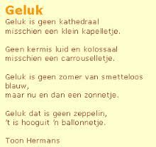 Gedichten Toon Hermans Geluk Ctz Agbc