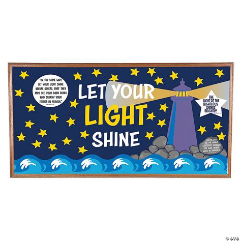 Let Your Light Shine Bulletin Board Set | Oriental Trading