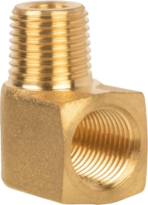 Amazon JUWO Brass Pipe Fitting 90 Degree Street Elbow 1 8 NPT