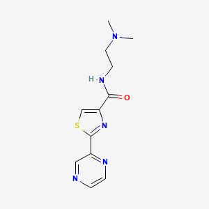 N Dimethylamino Ethyl Pyrazin Yl Thiazole Carboxamide