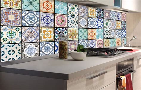 Vinilo para azulejos de cocina autoadhesiva 180 x 60 cm lámina