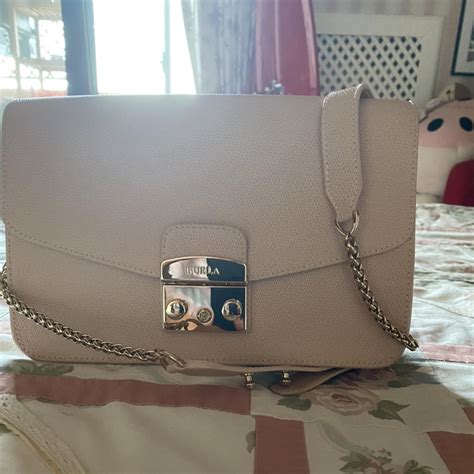 Borsa Furla Color Rosa Pastello Modello Metropolis Depop