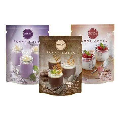 Jual Bundle Mix Omura Dessert Shooter Bubuk Panna Cotta Pudding