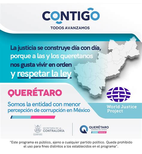 World Justice Project México on Twitter RT Contraloria Qro