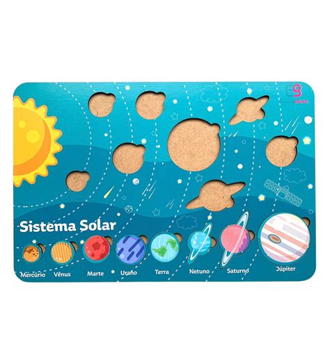 Sistema Solar Tabuleiro Educativo Infantil Elo