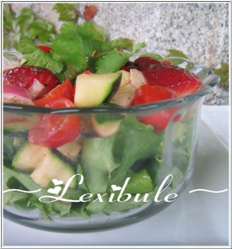 les milles un délices de lexibule Salade bocconcini fraises et