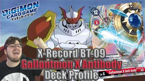 Digimon TCG Red Gallantmon X Antibody X Record BT 09 YouTube