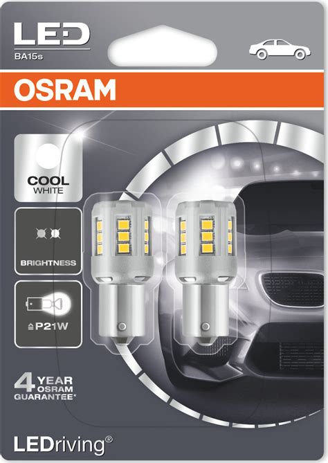 Osram P21W LEDriving Standard Cool White 12V 2τμχ Skroutz gr