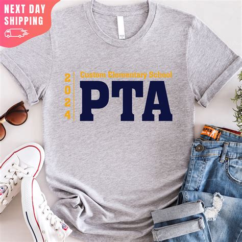 Custom Pta Shirt Parent Teacher Organization Association Shirt Custom