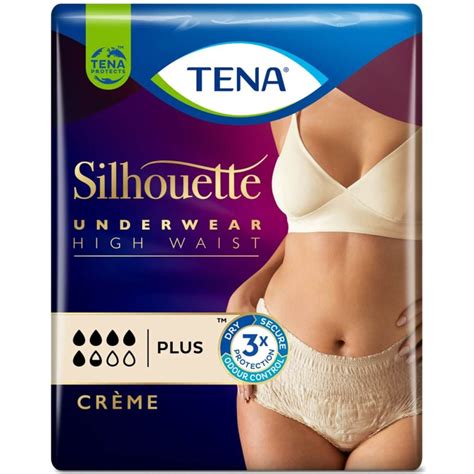 TENA Silhouette Plus Creme High Waist Pants Medium 1010ml