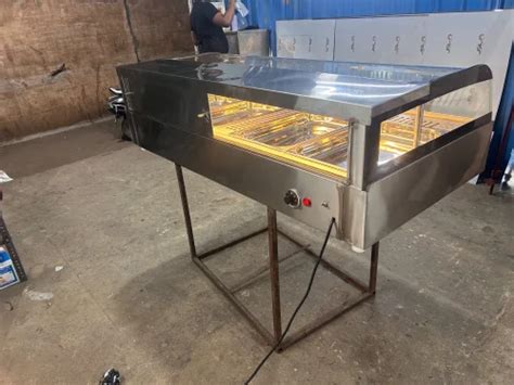 J Shape Puff Samosa Hot Case Display At 8500 Feet In Hyderabad ID 2852207013091