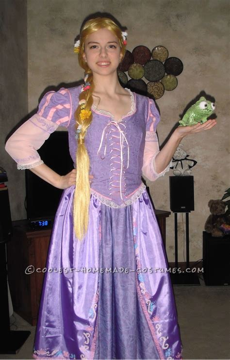 Disney Princess Beige Halloween Rapunzel Costume Wig For Adult