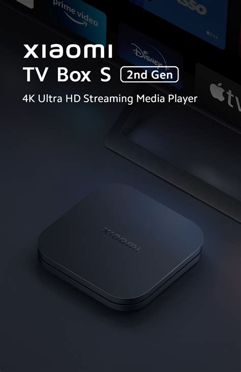 Xiaomi Tv Box S Nd Gen K Ultra Hd Voice Control Google Tv Streaming