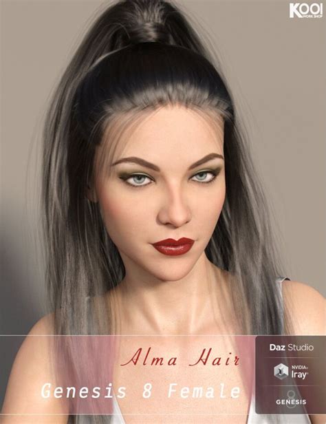 Alma Hair For Genesis 8 Female S Alma Hair For Genesis 8 Female S