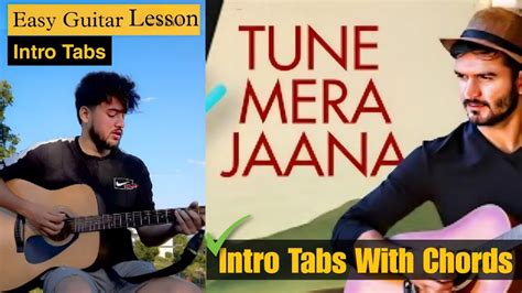 Emptiness Tune Mere Jana Guitar Cover Lesson With Intro No Capo