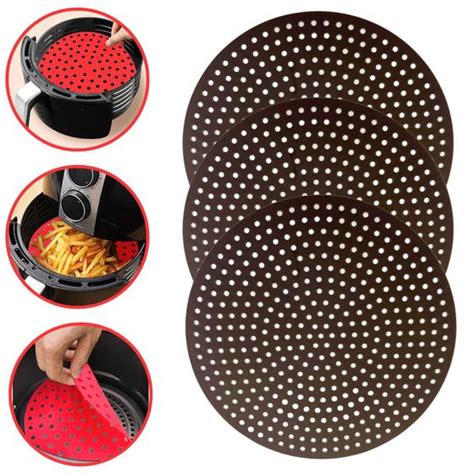 Kit Tapete Em Silicone Forro Protetor Para Fritadeira El Trica