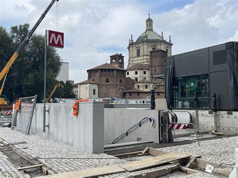 Milano Centro Storico Cantiere M4 Vetra E Molino Delle Armi