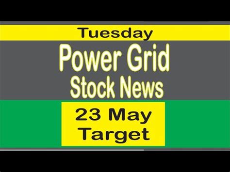 Power Grid Share May Target Power Grid Share News Today Intraday