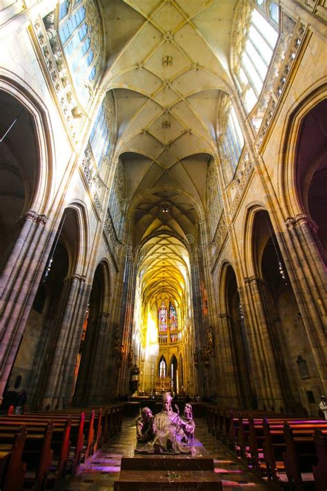 St Vitus Cathedral Prague Editorial Stock Image Image Of Czech