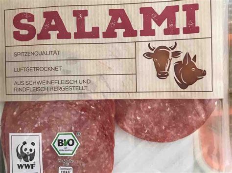 Edeka Bio Bio Salami Rind Schwein Kalorien Schweinefleisch Fddb