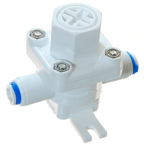 Reverse Osmosis Pressure Regulator w/Press-Fit Connectors (Water Pressure Reducing Valve ...