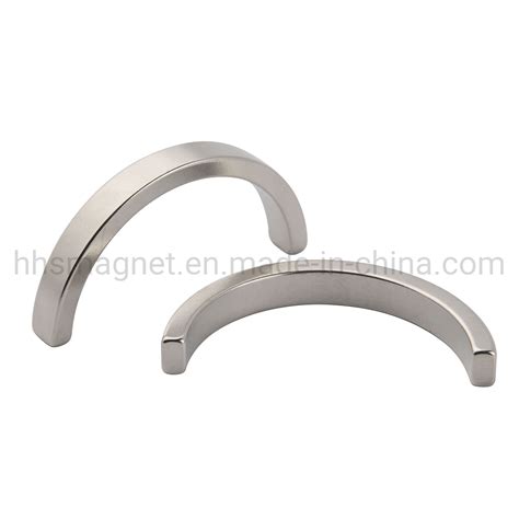 Strong N52 Powerful Arc Sintered Neodymium Permanent Magnet For Motor