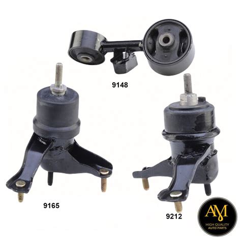 Engine Mounts And Transmission Mount 3pcs For Toyota Camry 06 02 L4 2 4l Ebay