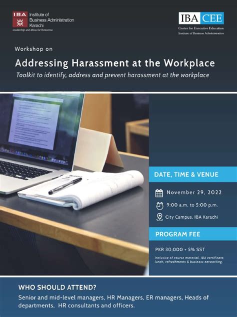 Addressing Harassment At The Workplace Pdf