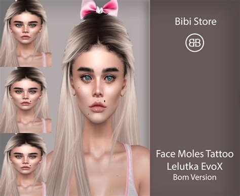 Second Life Marketplace - BiBi Store JoJo Face Bom Moles