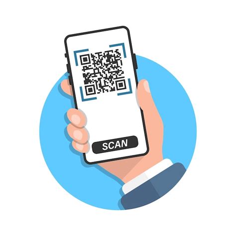 Premium Vector Qr Code Scan Illustration In Flat Style Mobile Phone