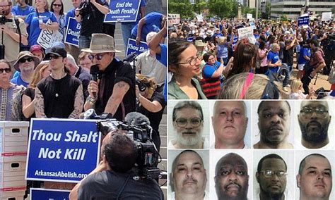 Johnny Depp Joins Rally Against Arkansas Executions Daily Mail Online