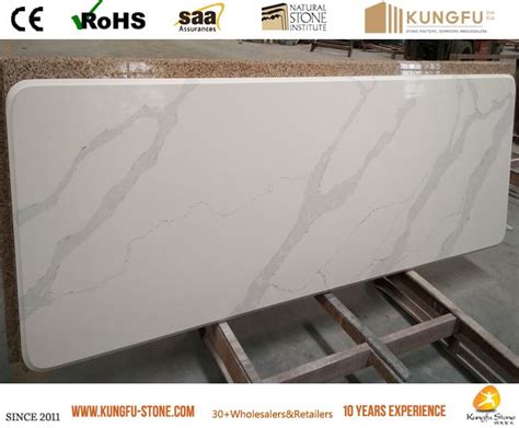 Calacatta Quartz Countertop Fabricate Wholesale Export