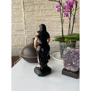 Imagem Pomba Gira Maria Farrapo 20cm Gesso Escultura Umbanda Shopee