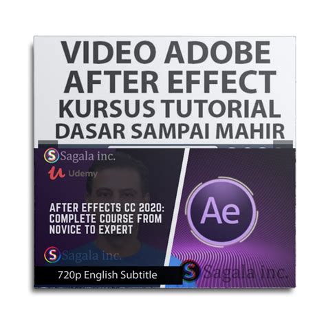 Jual Video Kursus Tutorial Adobe After Effect Cc 2020 Dasar Sampai