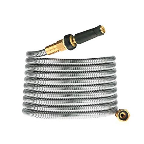 Rosy Earth Expandable Metal Garden Hose 75 Ft 304 Stainless Steel