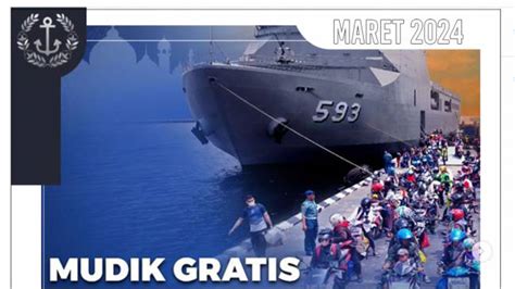 TNI AL Sediakan Satu Kapal Perang Untuk Mudik Gratis Lebaran 2024